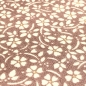Preview: Baumwolle | Blumen Flowers and Dots | braun